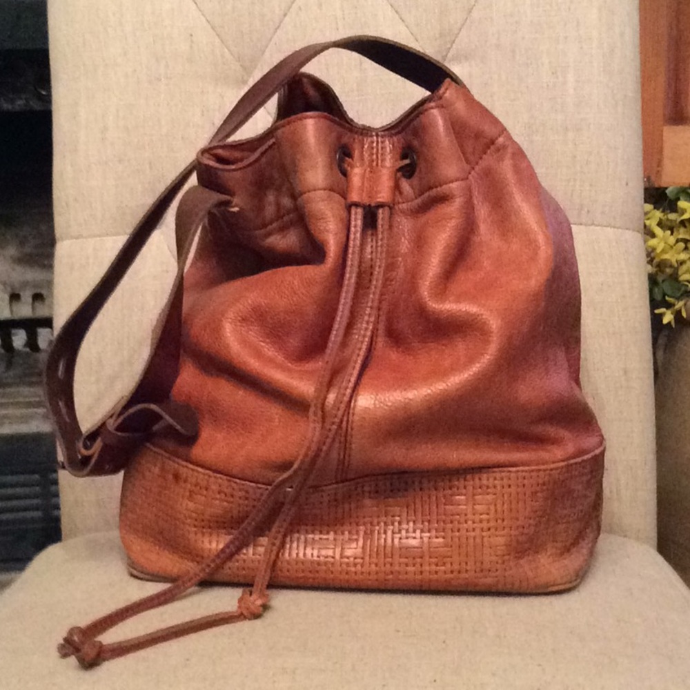 Anthropoligie Holding Horses Bucket Bag